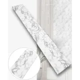 IKHEMalarka 3D Wandpaneel aus Polystyrol Styropor XPS 20qm / 120 Stück, BxL: 16,70x100,00 cm, Holzoptik Marmor Imitat Paneelen Wand Decken weiß