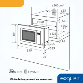 Exquisit EMW10-020 Silber