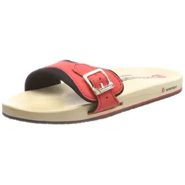 Berkemann Damen Berkilette Pantoletten, Mehrfarbig Rot Schwarz, 41.5 EU