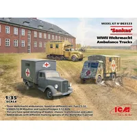 ICM 'Sankas' WWII Wehrmacht Ambulance Trucks