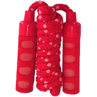 Best Sporting Springseil mit Softgriffen, rot