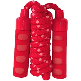 Best Sporting Springseil mit Softgriffen, rot