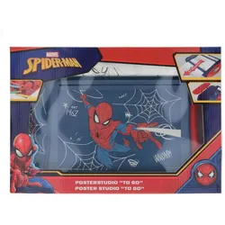 Spiderman Ausmalposter-Set 70 Poster mit Buntstiften und Stickern