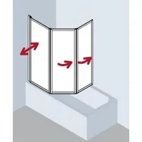 Kermi V2FW3037142YK Faltwand „VARIO 2000“, FW3 0370x
