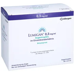 LUMIGAN 0,3 mg/ml Augentropfen im Einzeldosisbeh. 90X0,4 ml