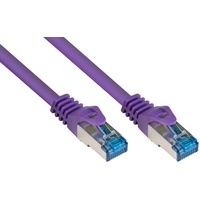 Good Connections Alcasa Cat6a 10m Netzwerkkabel violett, S/FTP, (S-STP)