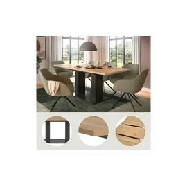 xonox.home Motion 150 x 76 x 90 cm Eiche braun