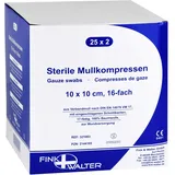 FINK & WALTER GMBH Mullkompressen 10 x 10 cm 50 St.