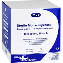 FINK & WALTER GMBH Mullkompressen 10 x 10 cm 50 St.