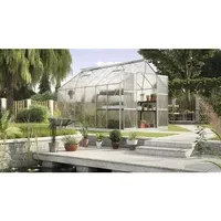 Gewächshaus Vitavia Uranus 9900 Hohlkammerplatten 4 mm inkl. Fundament 257x383 c