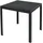 INDA-EXCLUSIV Gartentisch 80 x 80 x 74 cm anthrazit/schwarz