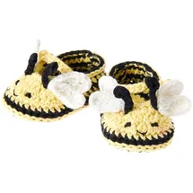 Rico Design Häkelset Baby Booties Biene 6-tlg.