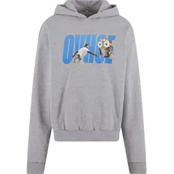 Kapuzensweatshirt "Upscale by Mister Tee Ovhoe Oversize Hoody", Herren, Gr. XS, grau, 100% Baumwolle, UPSCALE BY MISTER TEE, bedruckt, Langarm, Sweatshirts