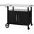 Royal Gourmet Grillwagen 80 x 50 cm Edelstahl schwarz