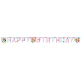 Procos - Geburtstagsbanner Happy Birthday Disney Princess Live Your Story aus FSC-Papier, 93852