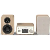 Pure Classic Stereo Mini Stereoanlage DAB+/FM, Bluetooth, CD, USB weiß/Eiche