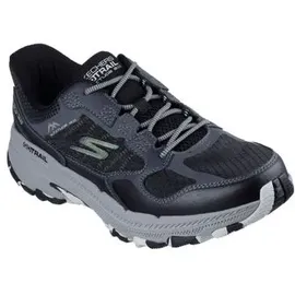 SKECHERS Go Run Trail Altitude 2.0 Rocky Hill Slip-InTurnschuhe, Black And Gray Leather/Textile, 43