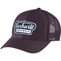 CARHARTT Twill Mesh-Back Script Patch Cap schwarz Einheitsgröße