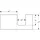 Geberit Waschtisch-Platte One 105x3x47cm, Eiche/Mela Holz, Ausschn re