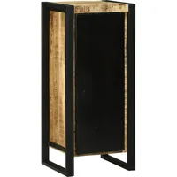 VidaXL Badezimmerschrank 40x35x90 cm aus massivem, rauem Mangoholz