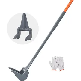 Vevor Palettenbrecher 137,2cm Lattenheber 907kg Tragfähigkeit Brechstangen Q235 Kohlenstoffstahl Abbruch-& Hebelstange inkl.Handschuhe Pallet Buster Universalkonstruktion