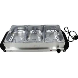 Tristar BP-6283 Buffet-Servierer 200 W, 230 V, 50 / 60 Hz, Type F (CEE 7/4), Schwarz, Edelstahl