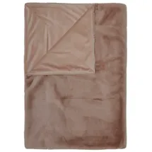 Essenza Furry Plaid 150 x 200 cm Taupe