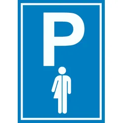Parkplatz Transgender Schild A1 (594x841mm)
