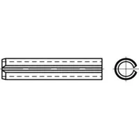 Industrial Quality Supplies DIN 1481/ISO 8752 Spannstifte Federstahl 4,5