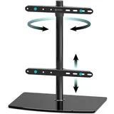ONKRON PT3 TV-Stand 32-75 Zoll 40 kg Schwarz Glas