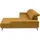 Musterring Wohnlandschaft MUSTERRING "MR 2490 Ecksofa mit erstklassigem Sitzkomfort, Long-Life-Leder", gelb (kurkuma, s), B:342cm T:207cm, Sofas, Wohnlandschaft, Fuß Schwarz, Sitzhöhe 46cm, wahlweise mit Funktionen, Maße 342x207 cm