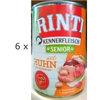 Rinti Kennerfleisch Senior - 6 x 400 g Huhn