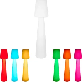 smartwares LED Außen-Stehleuchte Kunststoff 110 cm inkl. Leuchtmittel weiß