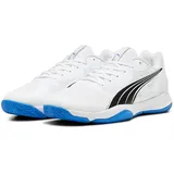 Puma Eliminate Turbo Indoor Court Shoe, White-Bluemazing, 46.5