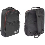 Audi 4KE071156A Tasche Rucksack Querträgertasche Elektroroller Ringe Logo Sling Bag, schwarz