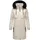 Navahoo Wintermantel Kaltwetterretter creme / schwarz L