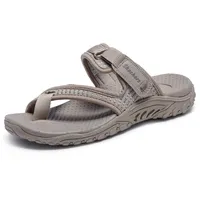 Skechers Damen Reggae-Cool Harbor Flip-Flop, Taupe, 40 EU - 40 EU