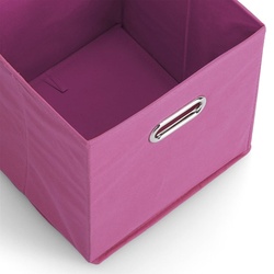 Aufbewahrungsbox 28 x cm Stoff Pink