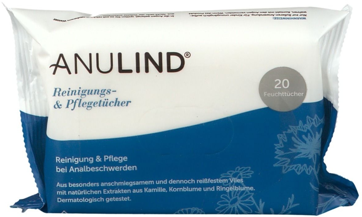 Anulind® Reinigungs- und Pflegetücher Tücher 20 St Unisex 20 St Tücher