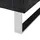 Beliani Sessel VIND Cord 78 x 113 x 93 cm Schwarz mit Kissen