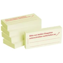 Haftnotiz beide Ehegatt.unter. 75x35mm 5Bk