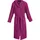 Erwin Müller Frottier Unisex-Bademantel mit Kapuze Heidelberg in fuchsia | Gr.: S