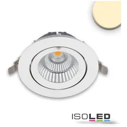 LED Shop-Downlight Sphere, 35W, ausschwenkbar, weiß, warmweiß