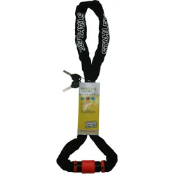 Fahrradschloss Kettenschloss 6 x 1200 mm schwarz schwarz NO SIZE