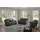 Cotta Couch Baumwolle/Polyester 3-Sitzer Grau
