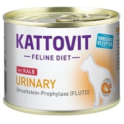 KATTOVIT Feline Diet Nassfutter Katze Urinary Adult Kalb 12x185 g