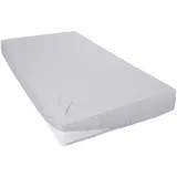 Primera Spannbettlaken Mako-Jersey 120 x 200 cm grau
