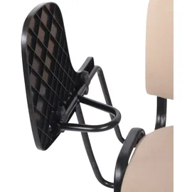 CLP Stuhl Ken mit Klapptisch Stoff creme