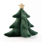 Dutch Decor Textino Kissen Tannenbaum 'X-Mas Pine' 40 x 40 x 50 cm Mountain View - Grün