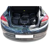 KJUST Kofferraumtaschen 4 stk kompatibel mit RENAULT MEGANE COUPE III 2008-2016